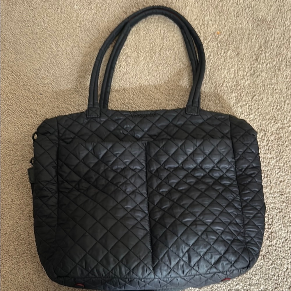 MZ Wallace Black Large Metro Quatro Tote Bag